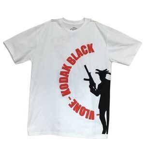 Vlone X Kodak Black White Vulture Tee Shirt New Size Large